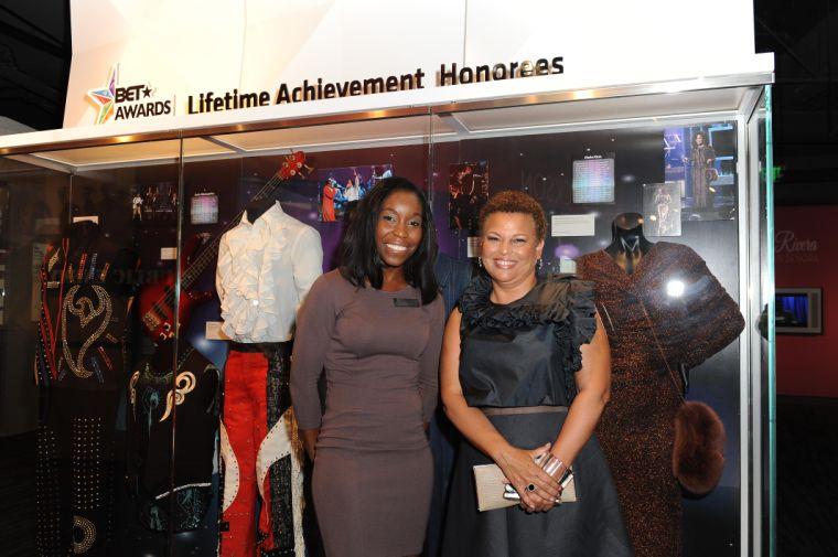 Nwaka Onwusa with Debra Lee at the inaugural BET Experience at L.A. LIVE