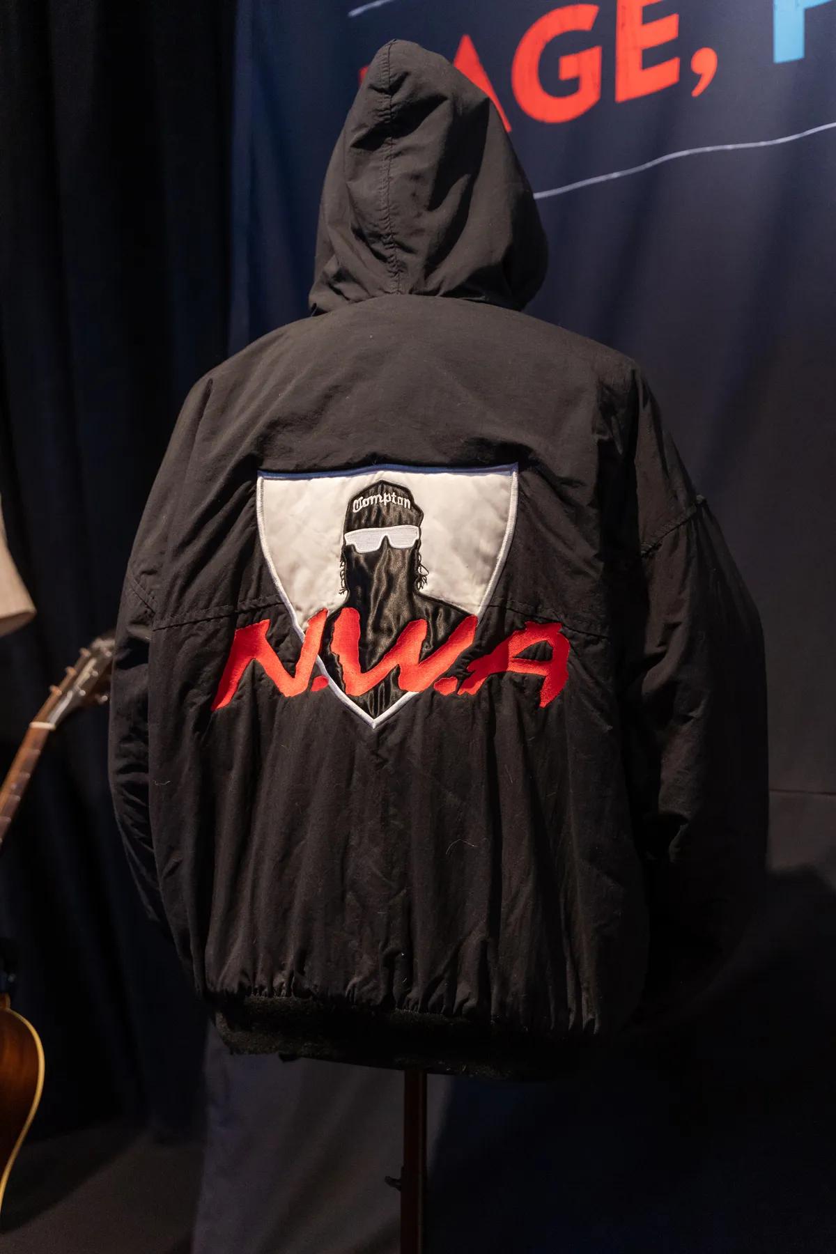 N.W.A jacket displayed in It&rsquo;s Been Said All Along